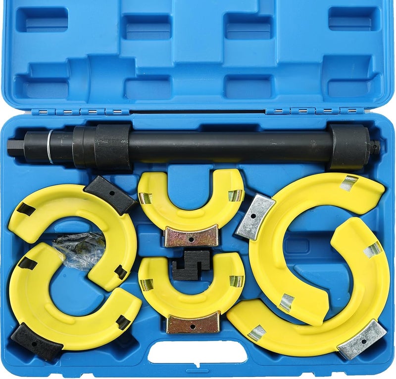Acymner Interchangeable Fork Strut Macpherson Spring Compressor Kit Universal Coil Extractor Tool Set - Image 1